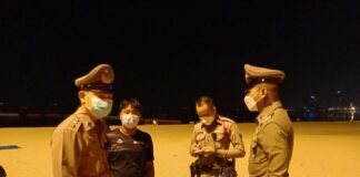Niet-geïdentificeerde jongeman 's nachts zwaar geslagen op Pattaya Beach