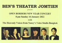 Ben's Theatre Jomtien tijdelijk gesloten, concerten geannuleerd vanwege Covid-19-situatie in Banglamung